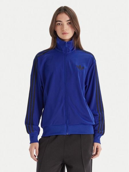 Adidas Bluza adicolor Classic Firebird JX6462 Niebieski Loose Fit. Niebieskie bluzy damskie Adidas, xs, bez wzorów, z syntetyku, bez kaptura. Za 279.99 zł.