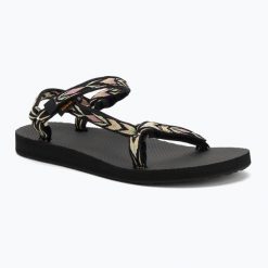 Sandały damskie Teva Original Universal Slim. Czarne sandały damskie Teva, bez wzorów, bez obcasa, bez zapięcia. Za 229.99 zł.