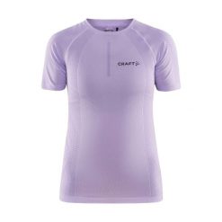 Koszulka damska Craft ADV Cool Intensity. Fioletowe koszulki damskie Craft, bez wzorów, z tkaniny, bez kołnierzyka, bez ramiączek. Za 287.50 zł.
