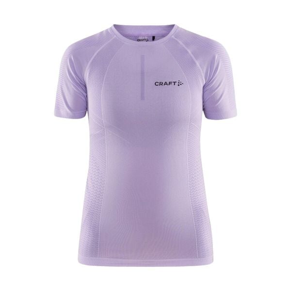 Koszulka damska Craft ADV Cool Intensity. Fioletowe koszulki damskie Craft, bez wzorów, z tkaniny, bez kołnierzyka, bez ramiączek. Za 287.50 zł.