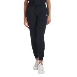 Damskie polarowe spodnie treningowe ze ściągaczem. Czarne spodnie dresowe damskie LEONE 1947 APPAREL, l, bez wzorów, z polaru. Za 109.46 zł.