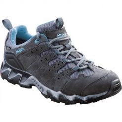 Buty trekkingowe damskie Meindl Portland Gtx. Szare obuwie trekkingowe damskie MEINDL, z materiału, bez zapięcia. Za 1,092.00 zł.