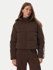 Guess Kurtka zimowa V5BL11 WGYC2 Brązowy ciemny Regular Fit. Brązowe kurtki damskie Guess, na zimę, m, z aplikacjami, z syntetyku, bez kaptura. Za 694.99 zł.