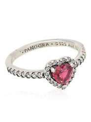 Pandora Srebrny pierścionek z kryształami rozmiar: 54. Szare pierścionki damskie Pandora, z kryształem, srebrne. Za 295.99 zł.