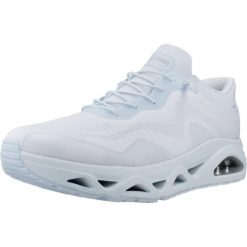 Buty SKECHERS SLIP - INS UNO GLIDE STEP AIR GLIDERS Niebieski. Niebieskie obuwie trekkingowe damskie Skechers, z tkaniny, bez zapięcia. Za 388.99 zł.