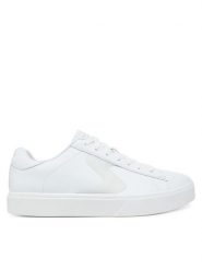Skechers Sneakersy Eden LX - Top Grade 185000/W Biały. Białe obuwie sportowe damskie Skechers, ze skóry, bez zapięcia. Za 259.99 zł.