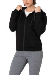 Timezone Bluza w kolorze czarnym rozmiar: S. Czarne bluzy damskie Timezone, s, bez wzorów, bez kaptura. Za 92.21 zł.