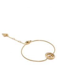Guess Bransoletka JUBB05 527JW Złoty. Żółte bransoletki damskie Guess, metalowe. Za 199.00 zł.