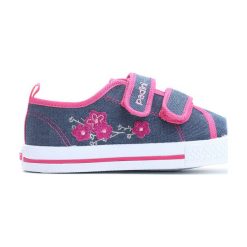 Niebiesko-Różowe Trampki Growing Hearts. Czerwone buty sportowe dziewczęce Born2be, z materiału. Za 49.99 zł.