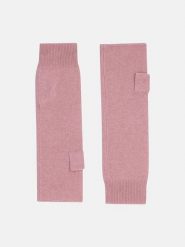 Perfect Cashmere Kaszmirowe mankiety "Zoe" w kolorze jasnoróżowym rozmiar: onesize. Różowe rękawiczki damskie Perfect Cashmere, bez wzorów, z kaszmiru. Za 108.99 zł.