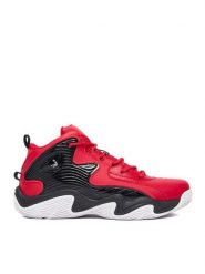 SHAQ Buty do koszykówki EO-DEVASTATOR 3.0 AQ95078B-R Czerwony. Czerwone buty sportowe chłopięce Shaq, ze skóry, bez zapięcia. Za 279.99 zł.