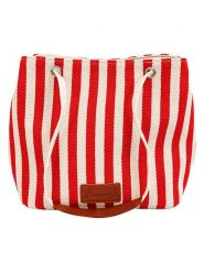 Anemoss Torebka w kolorze czerwono-białym - 23,4 x 21,8 x 11,9 cm rozmiar: onesize. Białe torebki klasyczne damskie Anemoss, z materiału, bez dodatków. Za 39.99 zł.