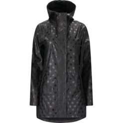 Kurtka wodoodporna z PU damska Weather Report Sunrise Aop. Czarne kurtki damskie Weather Report, bez wzorów, bez kaptura. Za 333.50 zł.