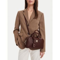 Torebka Nine West. Brązowe kuferki damskie Nine West, bez wzorów, bez dodatków. Za 229.99 zł.