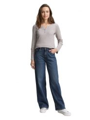 Tom Tailor Koszulka w kolorze fioletowym rozmiar: XL. Różowe bluzki damskie Tom Tailor, xl, bez wzorów, z bawełny, bez kołnierzyka, bez ramiączek. Za 52.67 zł.