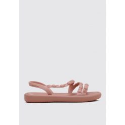 Sandały damskie plażowe Ipanema Meu Sol Flatform Ad. Brązowe sandały damskie Ipanema, bez wzorów, z materiału, bez obcasa, bez zapięcia. Za 76.99 zł.