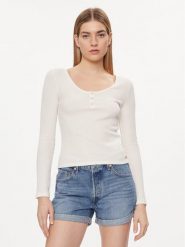 Levi's® Bluzka Dry Goods A7312-0000 Écru Slim Fit. Bluzki damskie s, bez wzorów, z syntetyku, bez kołnierzyka, bez ramiączek. W wyprzedaży za 159.99 zł.
