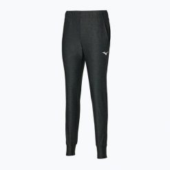 Spodnie tenisowe damskie Mizuno Training. Białe spodnie sportowe damskie Mizuno, s, bez wzorów, z elastanu, tenisowe. Za 119.99 zł.