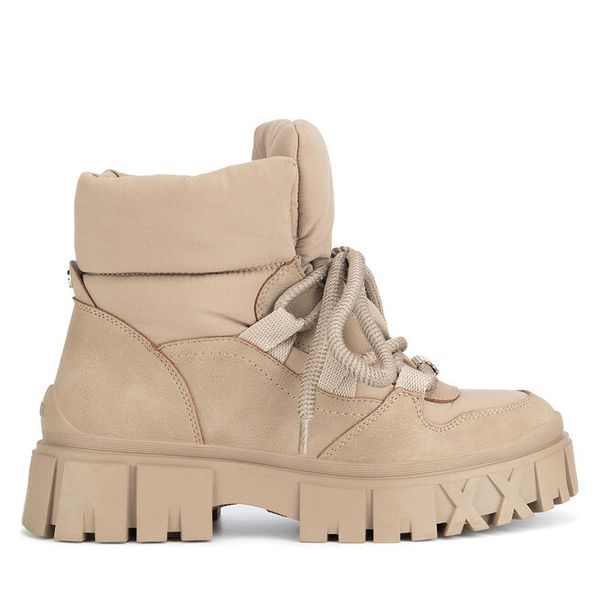 Trapery MEXX. Brązowe trapery damskie Mexx, bez zapięcia. Za 349.99 zł.