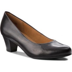 Półbuty CAPRICE - 9-22415-21 Black Nappa 022. Czarne czółenka damskie Caprice, z materiału. W wyprzedaży za 179.00 zł.