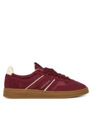 Tommy Jeans Sneakersy The Greenwich Edge Suede EN0EN02924 Bordowy. Czerwone obuwie sportowe damskie Tommy Jeans, z jeansu, bez zapięcia. Za 449.99 zł.