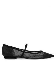 Tory Burch Baleriny Double Buckle Mary Jane 164030 Czarny. Czarne balerinki damskie Tory Burch, bez wzorów, z materiału. Za 939.99 zł.