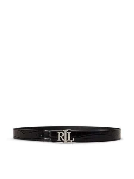 LAUREN RALPH LAUREN Pasek 412P18557001 Czarny. Czarne paski damskie Lauren Ralph Lauren, bez wzorów. Za 519.99 zł.