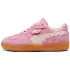 Buty damskie trampki sportowe Puma PALERMO. Czerwone trampki damskie Puma, bez wzorów, z zamszu, bez zapięcia. W wyprzedaży za 219.00 zł.