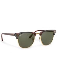 Ray-Ban Okulary przeciwsłoneczne Clubmaster 0RB3016 990/58 Brązowy. Brązowe okulary przeciwsłoneczne damskie Ray-Ban. Za 629.99 zł.