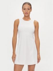 DKNY Sport Sukienka letnia DP2D4754 Biały Slim Fit. Białe sukienki damskie DKNY Sport, bez wzorów, z syntetyku, sportowe, bez ramiączek. Za 219.99 zł.