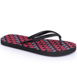 Japonki damskie Fila TROY LOGO SLIPPER. Czarne klapki damskie Fila, bez wzorów, bez obcasa, bez zapięcia. Za 59.00 zł.