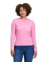 BETTY & CO Koszulka w kolorze jasnoróżowym rozmiar: S. Różowe koszulki damskie Betty & Co, s, bez wzorów, prążkowane, bez kołnierzyka, bez ramiączek. Za 79.03 zł.