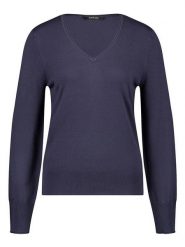 TAIFUN Sweter w kolorze granatowym rozmiar: 36. Niebieskie swetry klasyczne damskie Taifun, ze splotem, bez kołnierzyka. Za 136.13 zł.