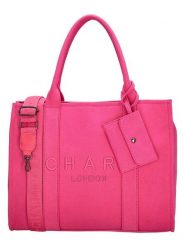 Charm Torebka w kolorze różowym - 42 x 34 x 16 cm rozmiar: onesize. Różowe torby na laptopa Charm, bez wzorów, z materiału. Za 152.99 zł.