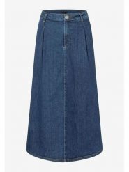 More & More Spódnica dżinsowa w kolorze granatowym rozmiar: 38. Niebieskie spódnice damskie More & More, bez wzorów, maxi. Za 141.52 zł.