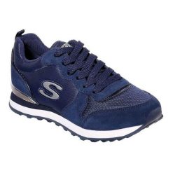 Buty sportowe Casual Damskie Skechers Retros-OG 85-Goldn Gurl W Kobieta. Niebieskie obuwie sportowe casual damskie Skechers, z materiału, bez zapięcia. Za 298.00 zł.