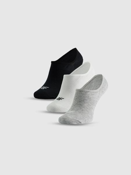 4F Skarpetki stopki (3-pack) damskie - multikolor 39-42. Skarpetki damskie 4F, bez wzorów, z materiału. Za 49.99 zł.
