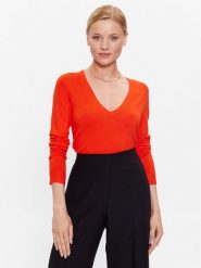 Liu Jo Sweter WF3127 MA18F Pomarańczowy Regular Fit. Brązowe swetry klasyczne damskie Liu Jo, m, z wiskozy, bez kołnierzyka. Za 669.99 zł.