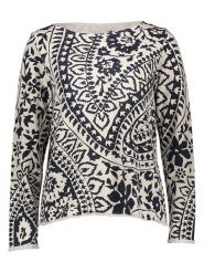 Juvia Bluza w kolorze kremowo-czarnym rozmiar: XS. Brązowe bluzy damskie Juvia, xs, bez wzorów, bez kaptura. Za 154.95 zł.
