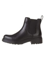 Clarks Skórzane botki "Orinoco3 Lane" w kolorze czarnym rozmiar: 37. Czarne botki damskie Clarks, sportowe, bez obcasa, bez zapięcia. Za 284.95 zł.