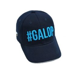 Czapka jeździecka z daszkiem GALOP WEAR #Galop z flagą Polski. Niebieskie czapki z daszkiem damskie GALOP WEAR, bez wzorów, z bawełny. Za 119.00 zł.