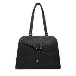 Torebka Beverly Hills Polo Club. Czarne kuferki damskie Beverly Hills Polo Club, bez dodatków. Za 219.99 zł.