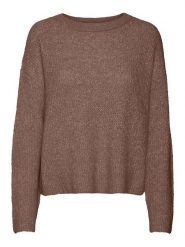 Vero Moda Sweter w kolorze jasnobrązowym rozmiar: XS. Brązowe swetry klasyczne damskie Vero Moda, xs, bez kołnierzyka. Za 43.78 zł.