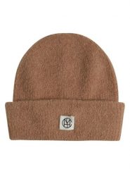 MOSS COPENHAGEN Czapka "Hope" w kolorze karmelowym rozmiar: onesize. Brązowe czapki damskie Moss Copenhagen, bez wzorów, z materiału. Za 86.99 zł.