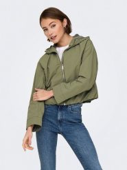 ONLY Kurtka przejściowa w kolorze khaki rozmiar: M. Brązowe kurtki damskie Only, m, bez wzorów, bez kaptura. Za 122.96 zł.