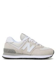 New Balance Sneakersy WL574EVW Szary. Szare obuwie sportowe damskie New Balance, z materiału, bez zapięcia. Za 309.99 zł.