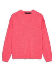 Vero Moda Sweter w kolorze czerwonym rozmiar: S. Czerwone swetry klasyczne damskie Vero Moda, s, bez kołnierzyka. Za 69.99 zł.