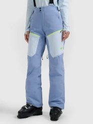 4F Spodnie narciarskie w kolorze błękitnym rozmiar: L. Niebieskie spodnie dresowe damskie 4F, l, bez wzorów. Za 396.88 zł.