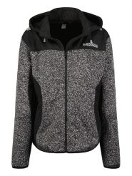 Maison Montaigne Kurtka polarowa "Theimai" w kolorze szaro-czarnym rozmiar: L. Czarne kurtki damskie Maison Montaigne, l, z aplikacjami, z materiału, bez kaptura. Za 113.99 zł.