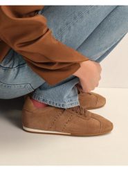 Gino Rossi Sneakersy AYA-110125 Brązowy. Brązowe obuwie sportowe damskie Gino Rossi, ze skóry, bez zapięcia. Za 299.99 zł.